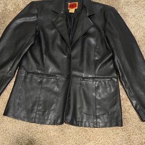 RVT Classic Black Leather Jacket